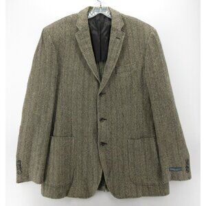Ralph Lauren Polo Sport Coat 44 Long Born Blazer Herringbone Unstructured *